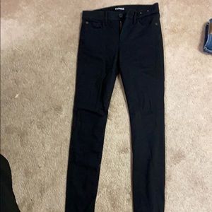 Black skinny Express jeans.